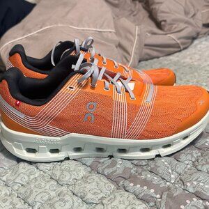 New On Running Cloudgo Shoes Orange Men's Size 13